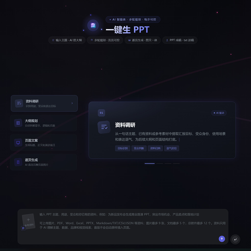 一键PPT方案演示
